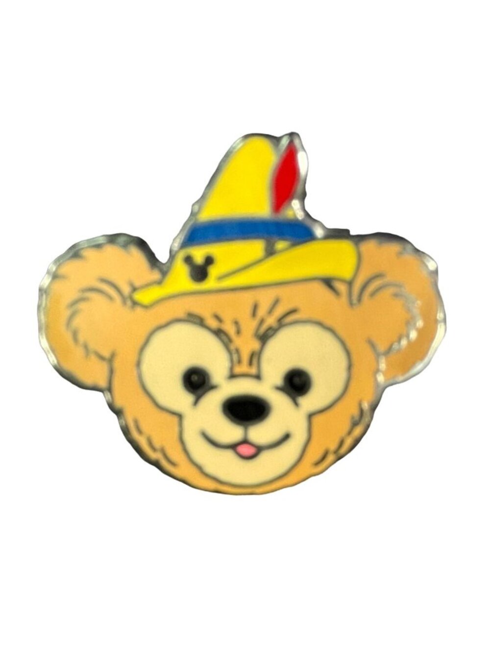 Disney Duffy Bear Trading Pin Hidden Mickey Pinocchio Lapel Pin Badge Brooch
